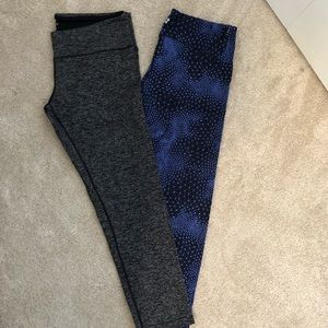 Tuff Athletics leggings, two pairs